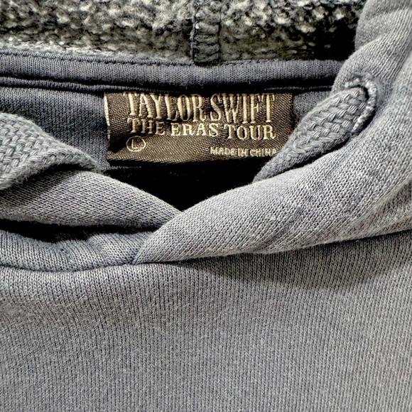 Taylor Swift The Eras Tour Hoodie in Washed Blue - Picture 5 of 5